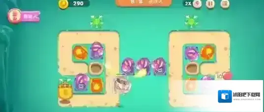 保卫萝卜4卧兔藏龙第28关满星通关攻略